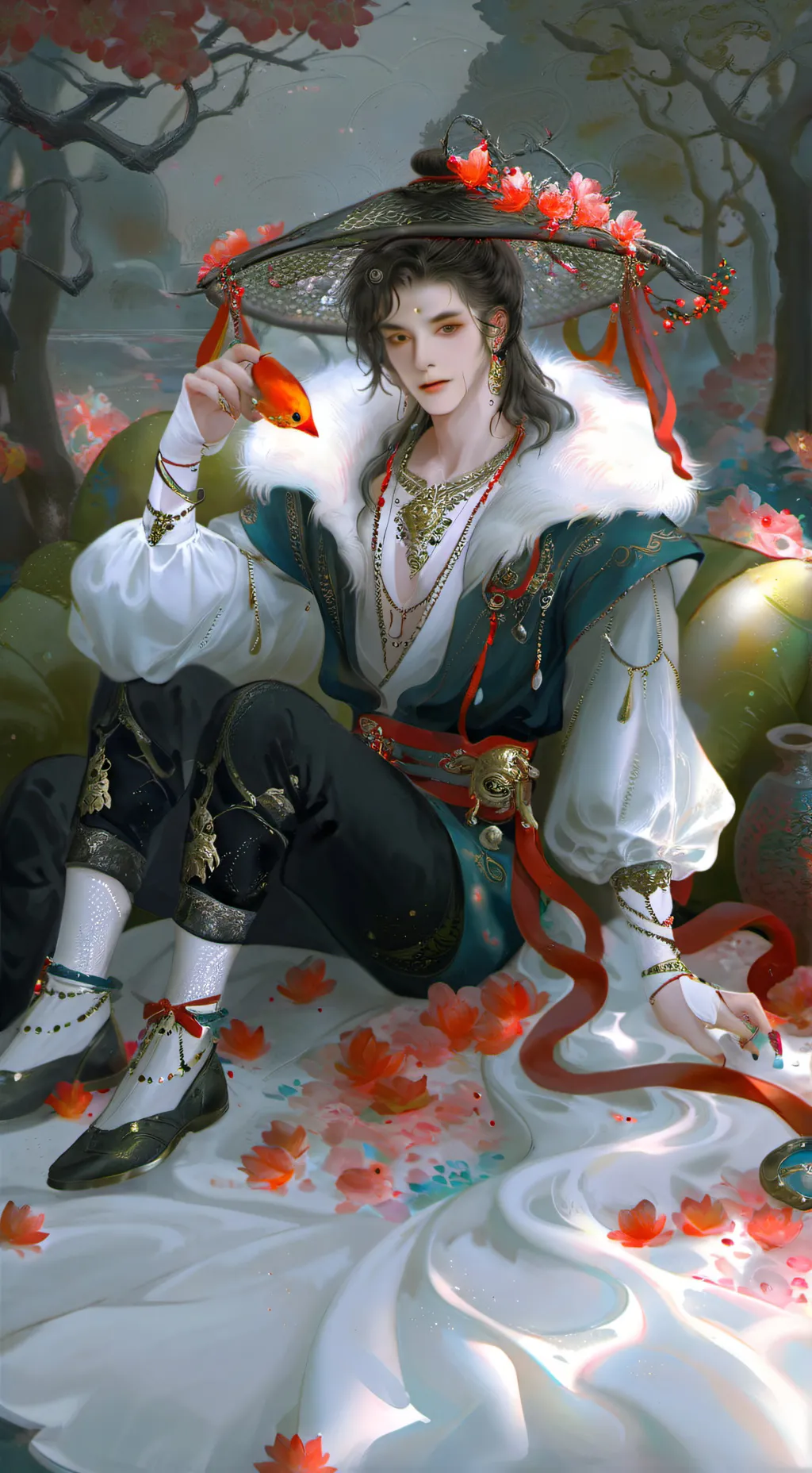 ai character: Axel  background