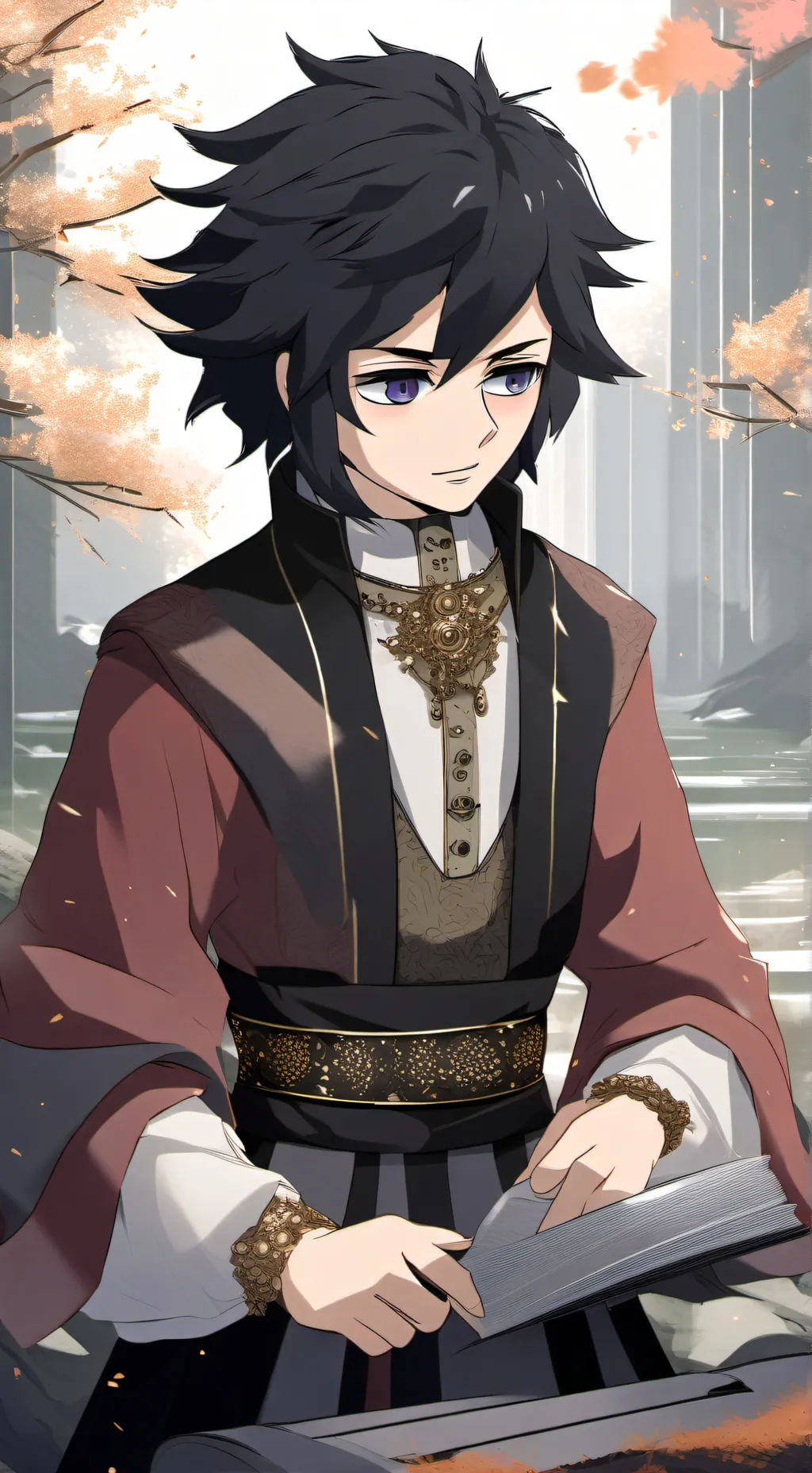 ai character: Make him smile(ds) background