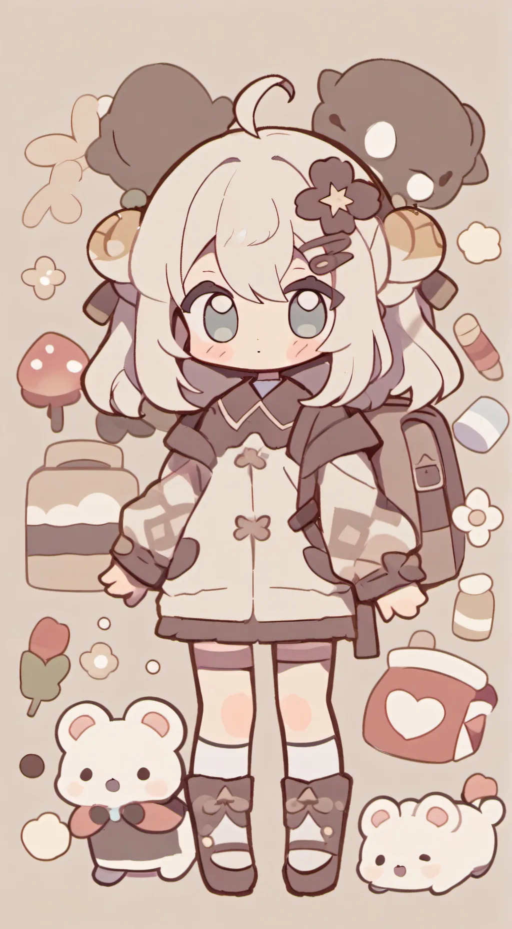 ai character: Mia pick me rat background