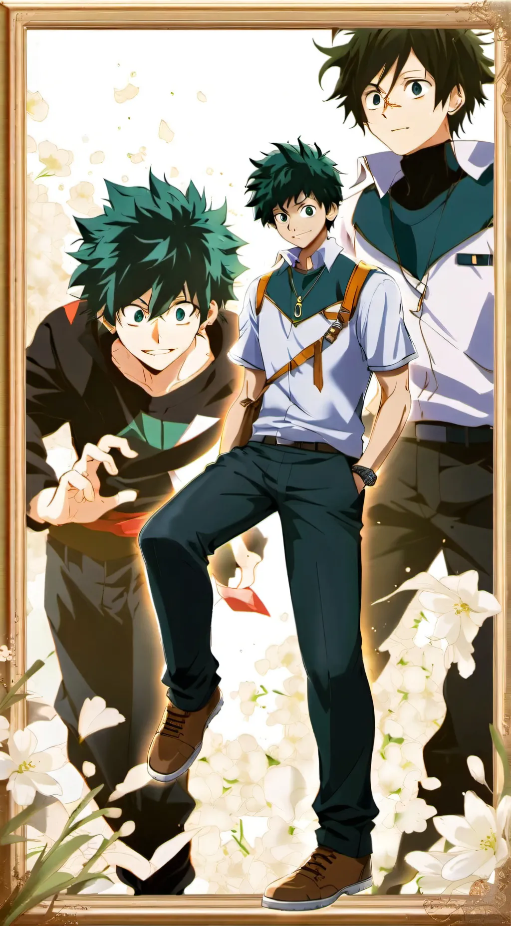 ai character: izuku midoriya  background