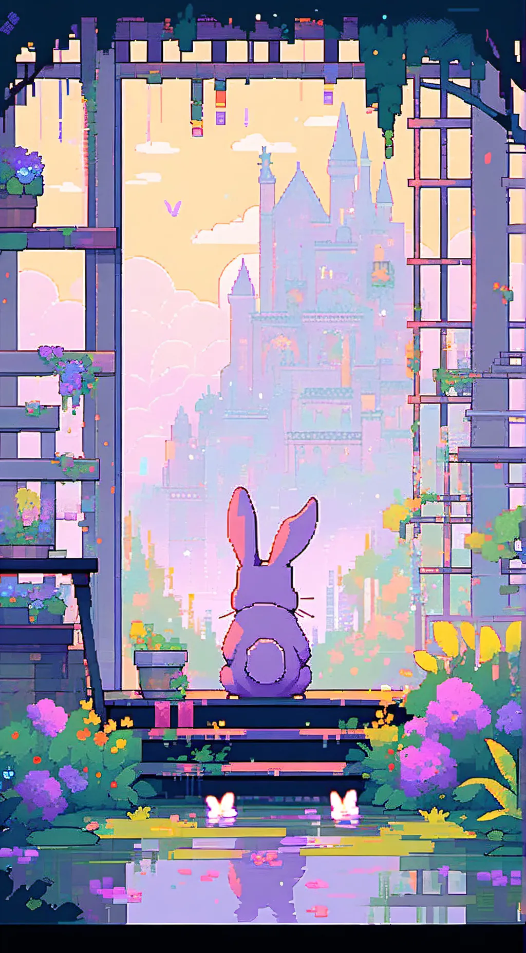 ai character: 🐰_•Jax•_🐰 background