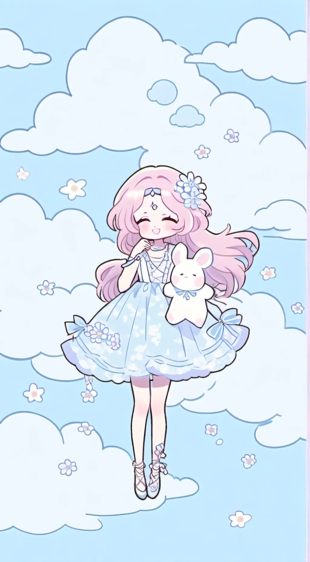 ai character: dandy trip background