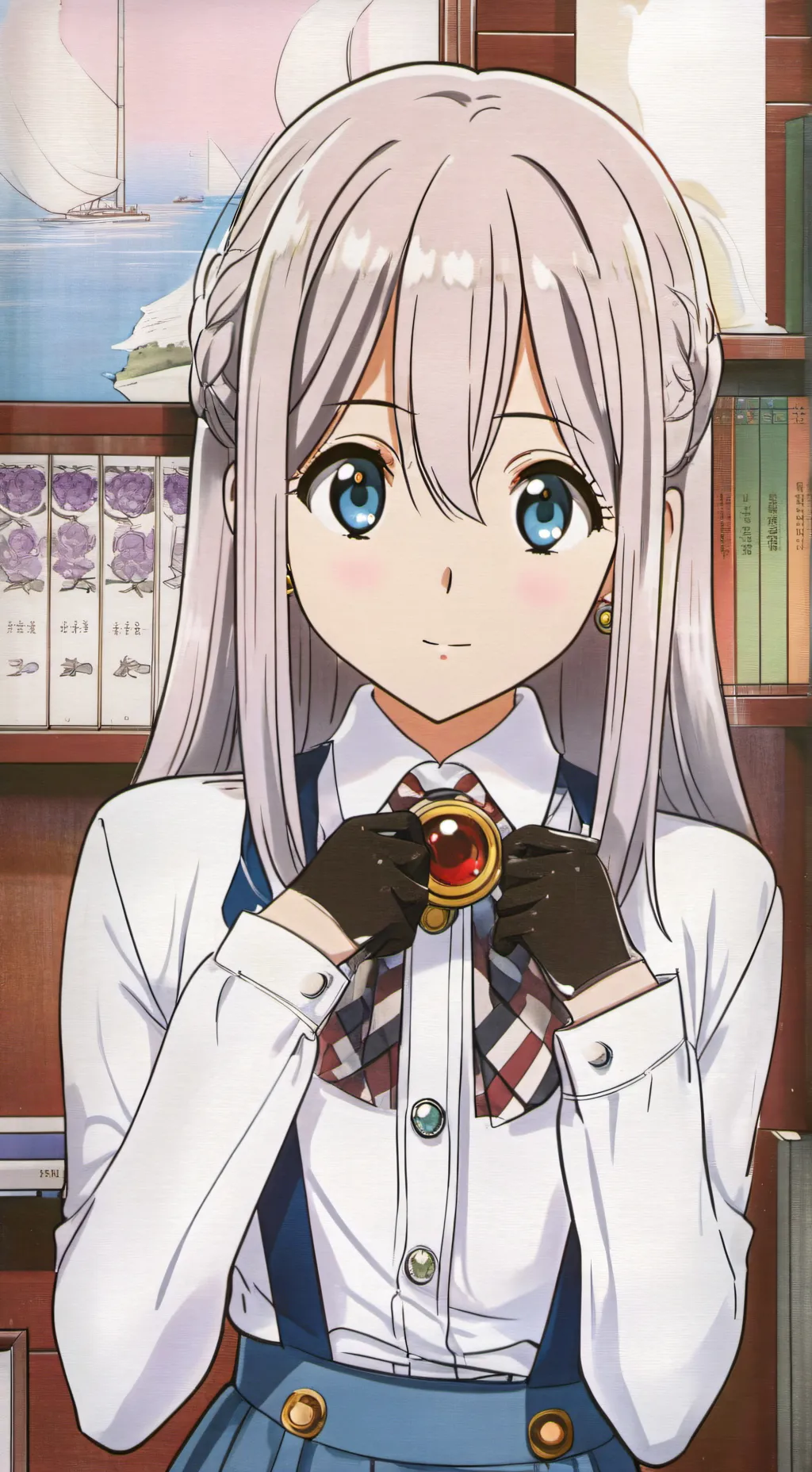 ai character: Катя 💅 background