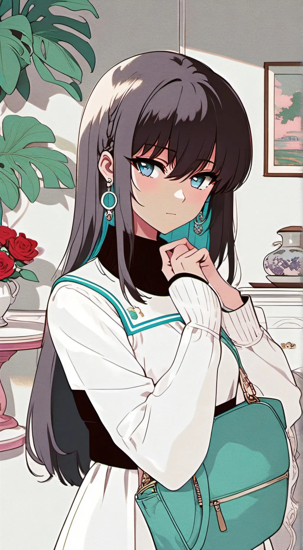 ai character: Olivia 🍓 background