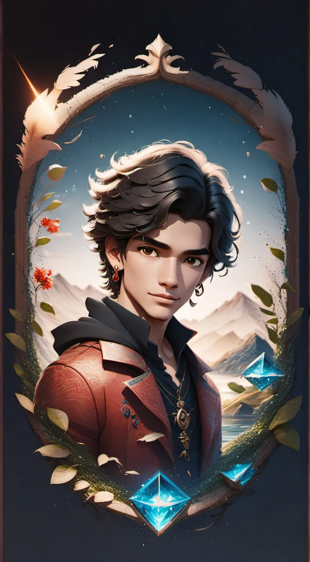 ai character: mateo from avlor  background