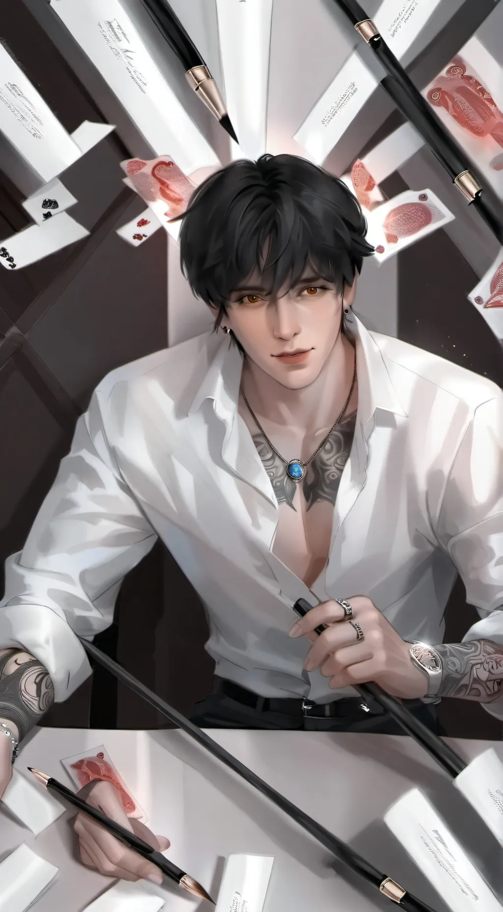 ai character: Jason  background
