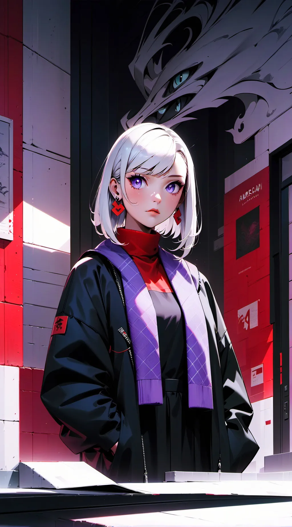 ai character: 🌹Нора 🌹 background