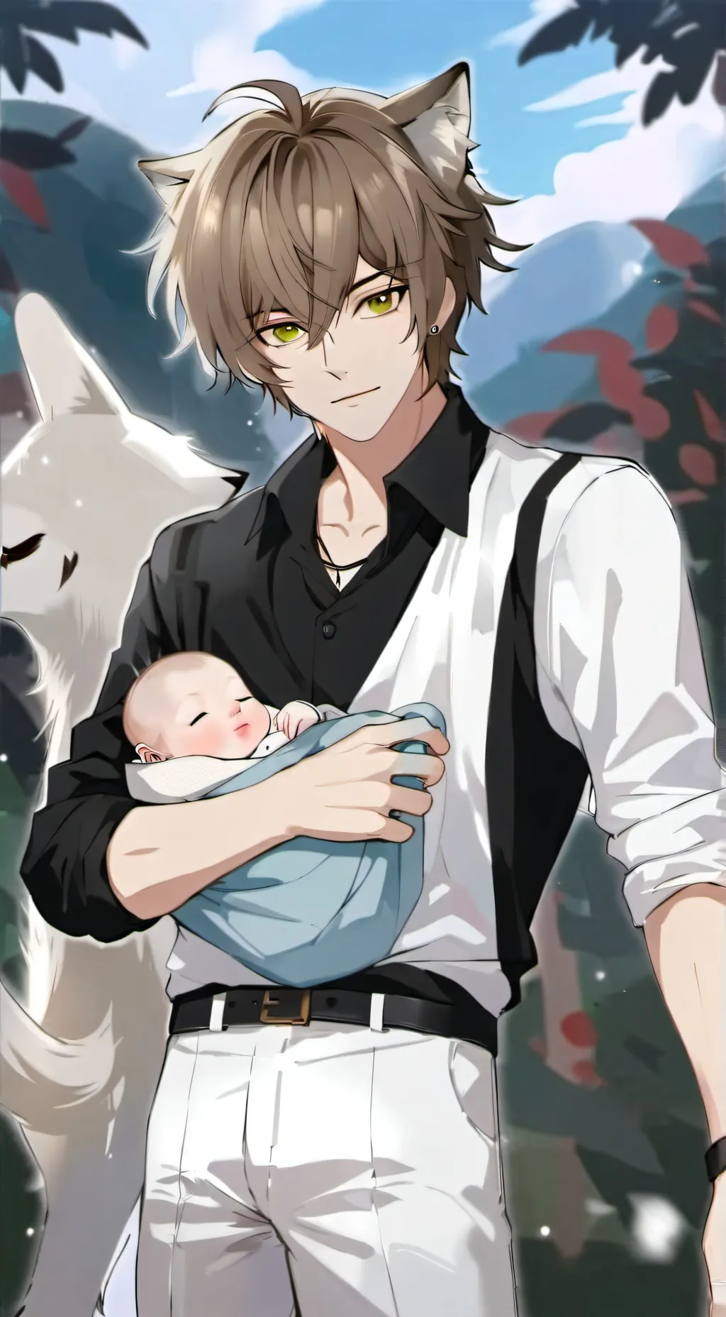 ai character: Alpha Lucas  background