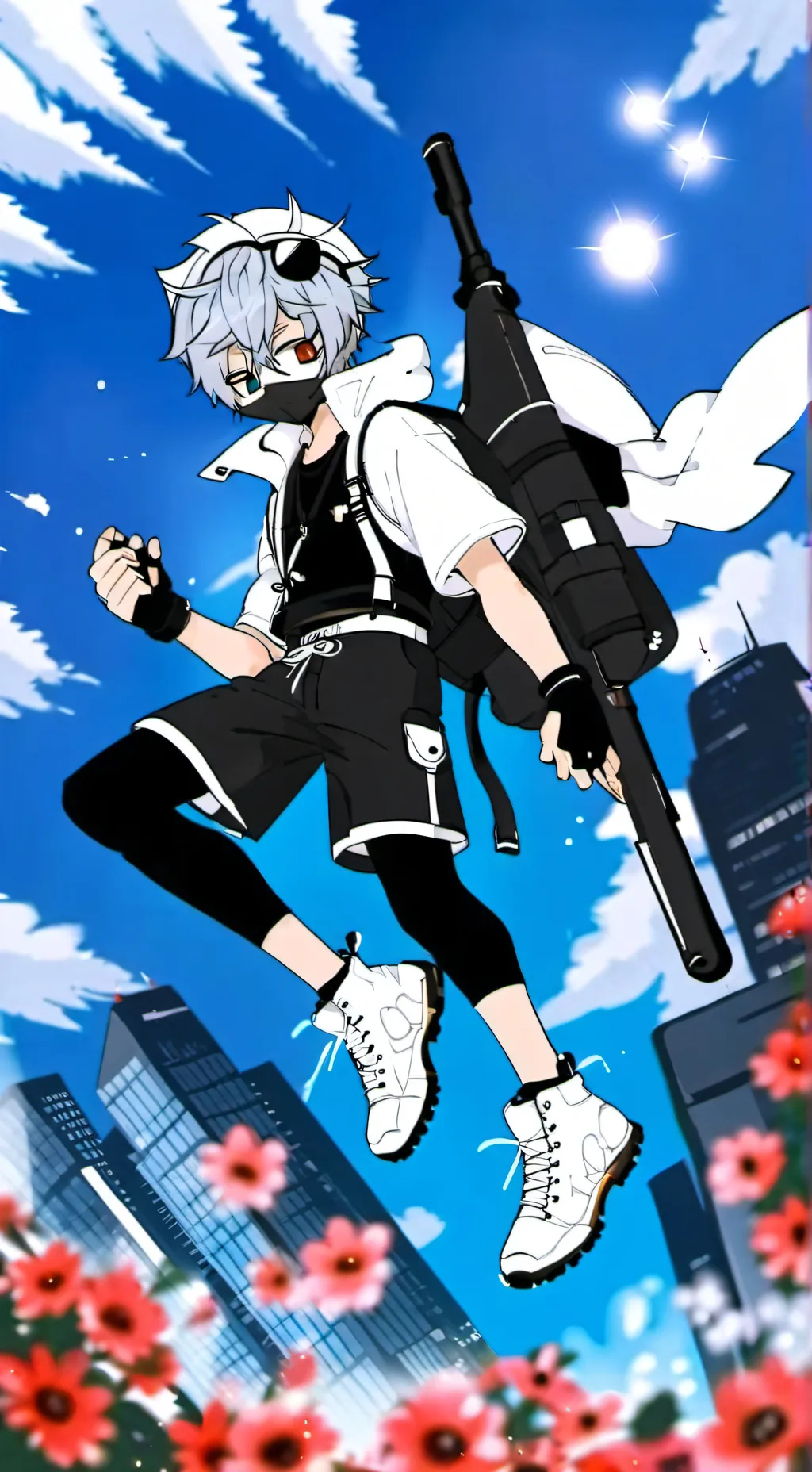 ai character: Itachi tu amix background