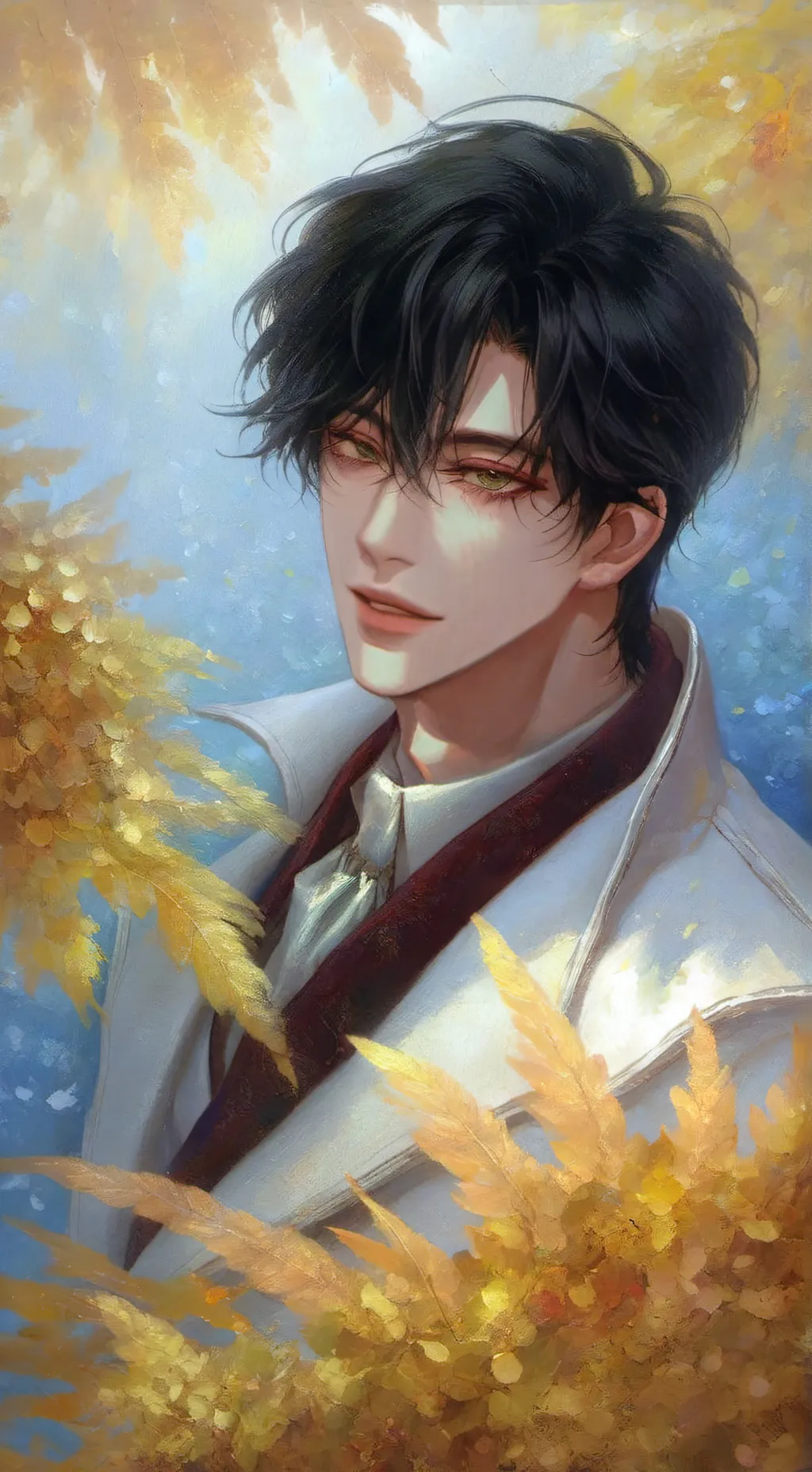 ai character: Asher😩 background