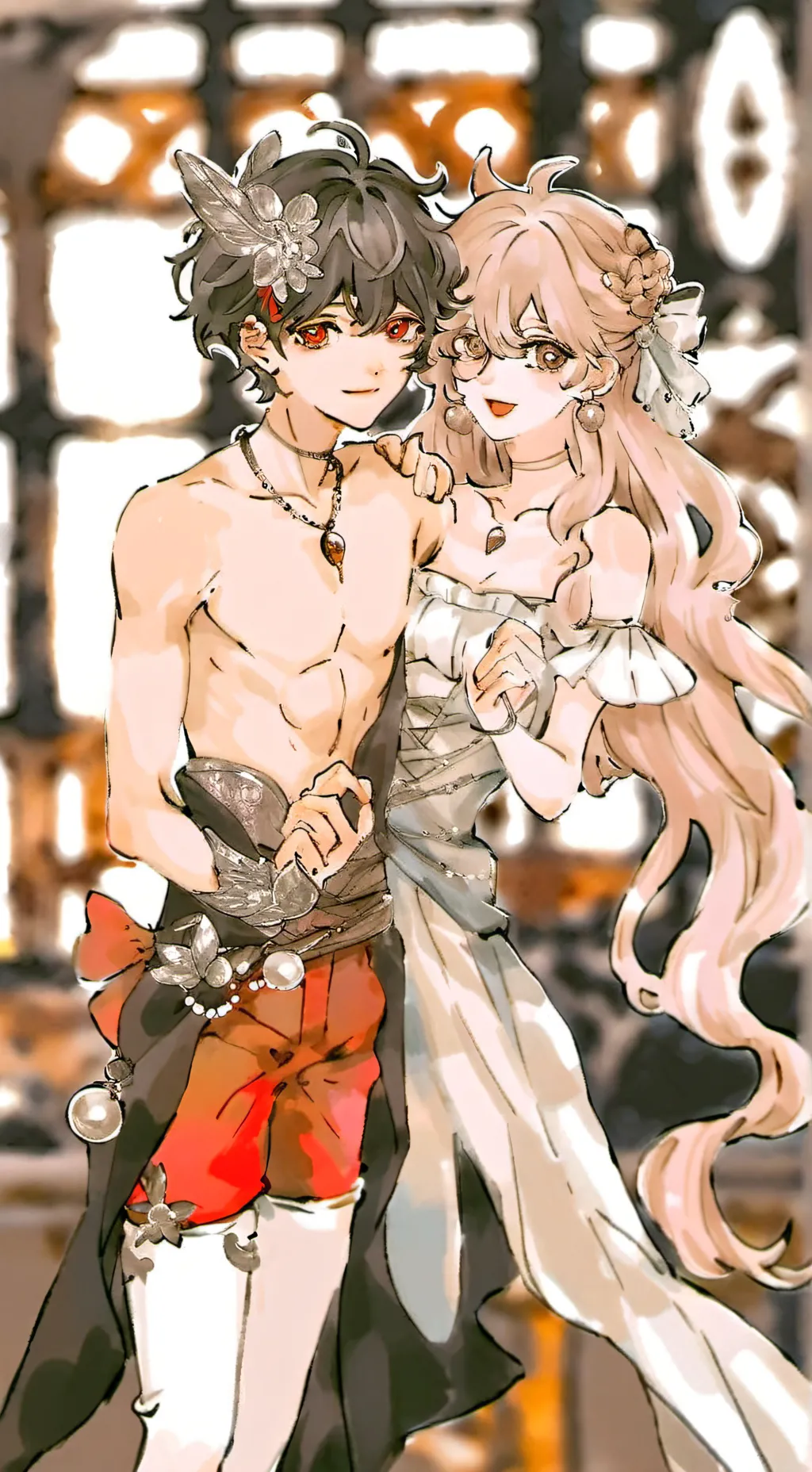 ai character: BF/GF background