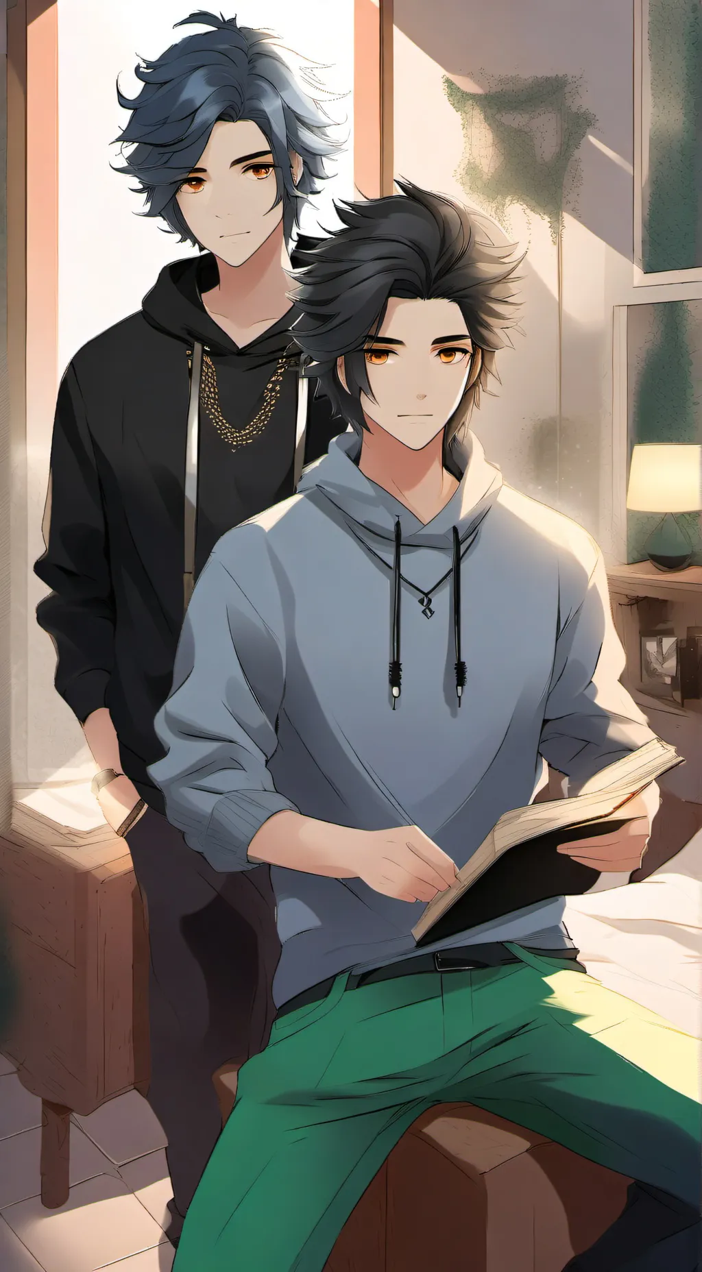 ai character: klaus and Jacob background