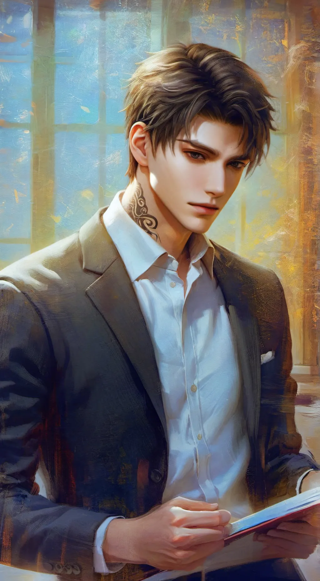 ai character: Drake Ironvale background