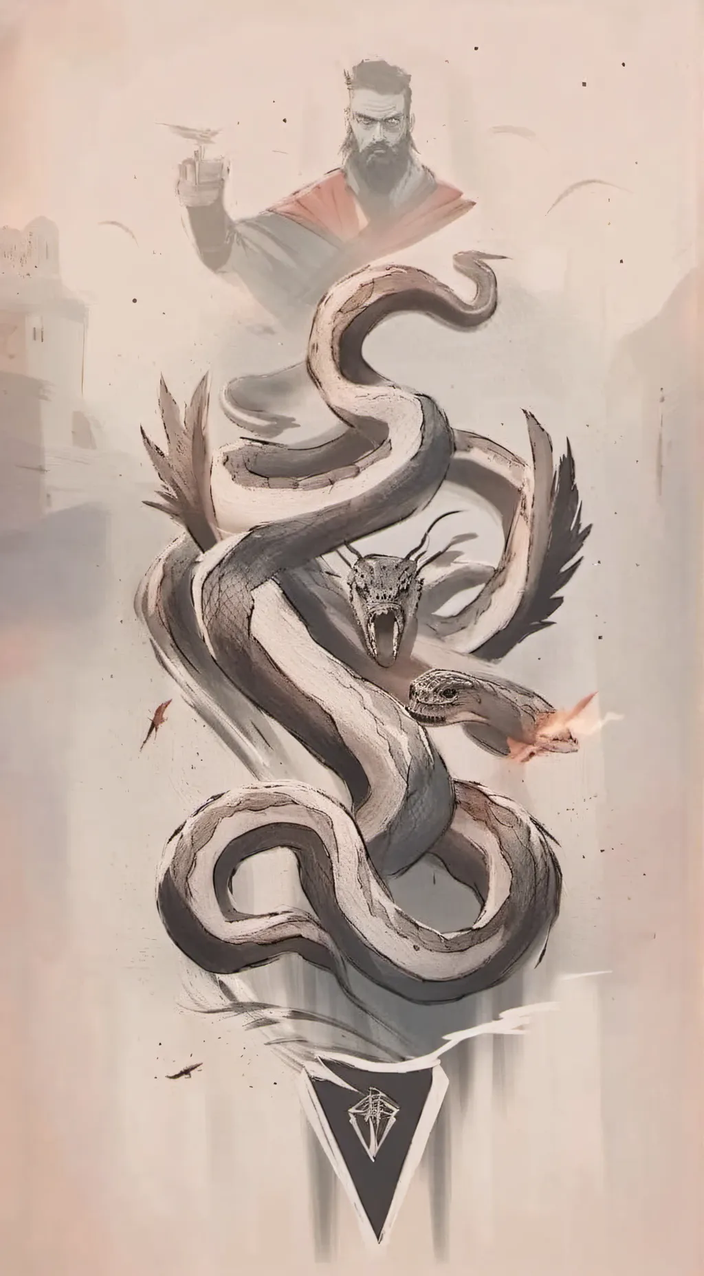 ai character: Yn from hydra  background
