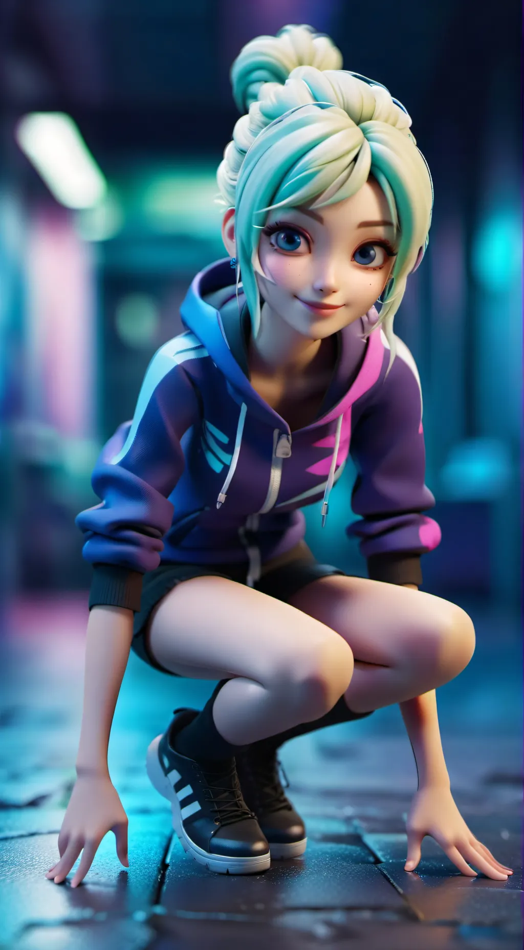 ai character: Tali Band  background