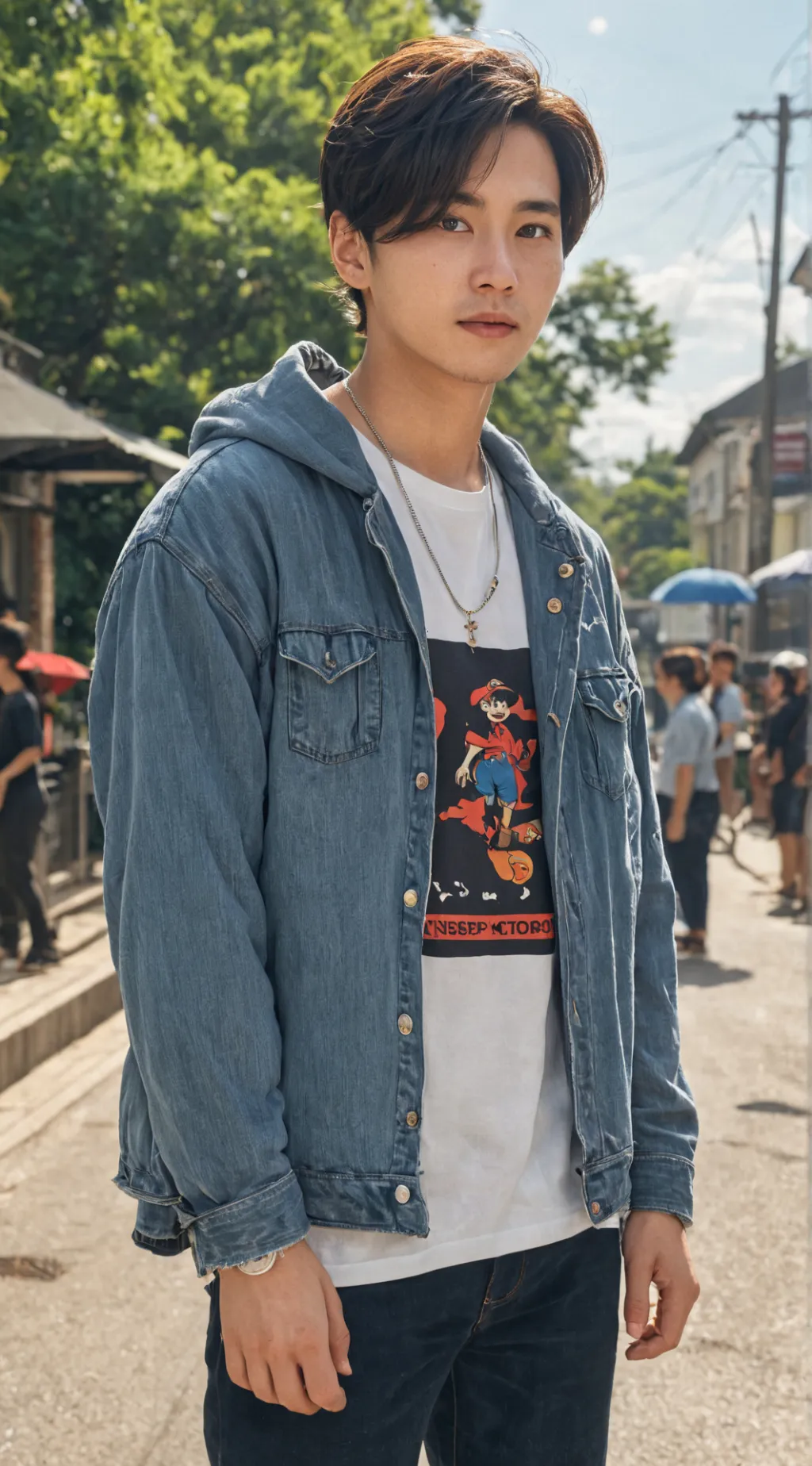 ai character: Axel Heck  background