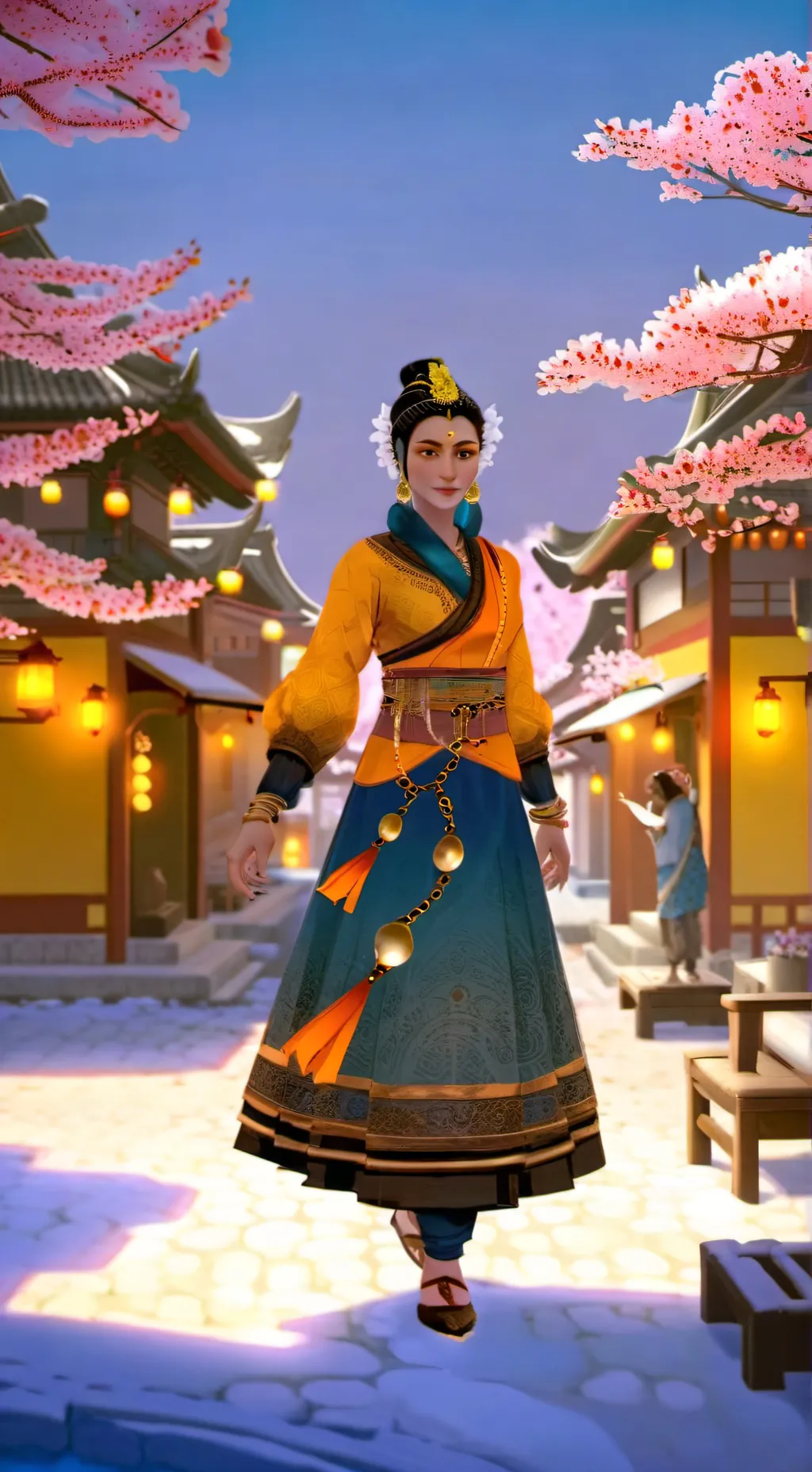 ai character: Dolphin mall 2 background