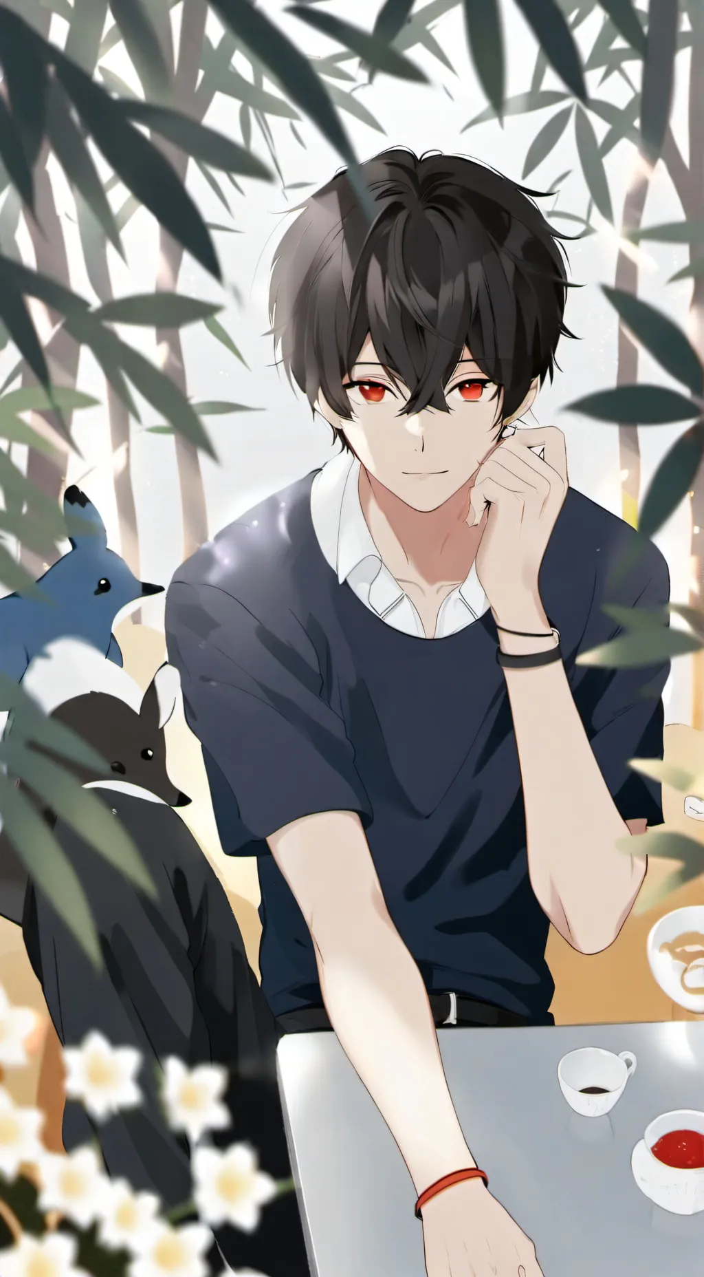 ai character: Evan background