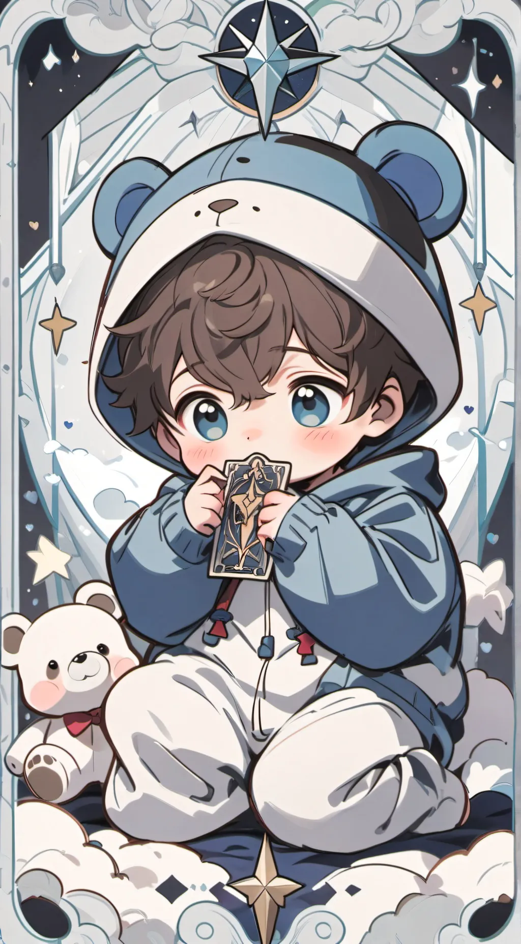 ai character: Lost Baby  background