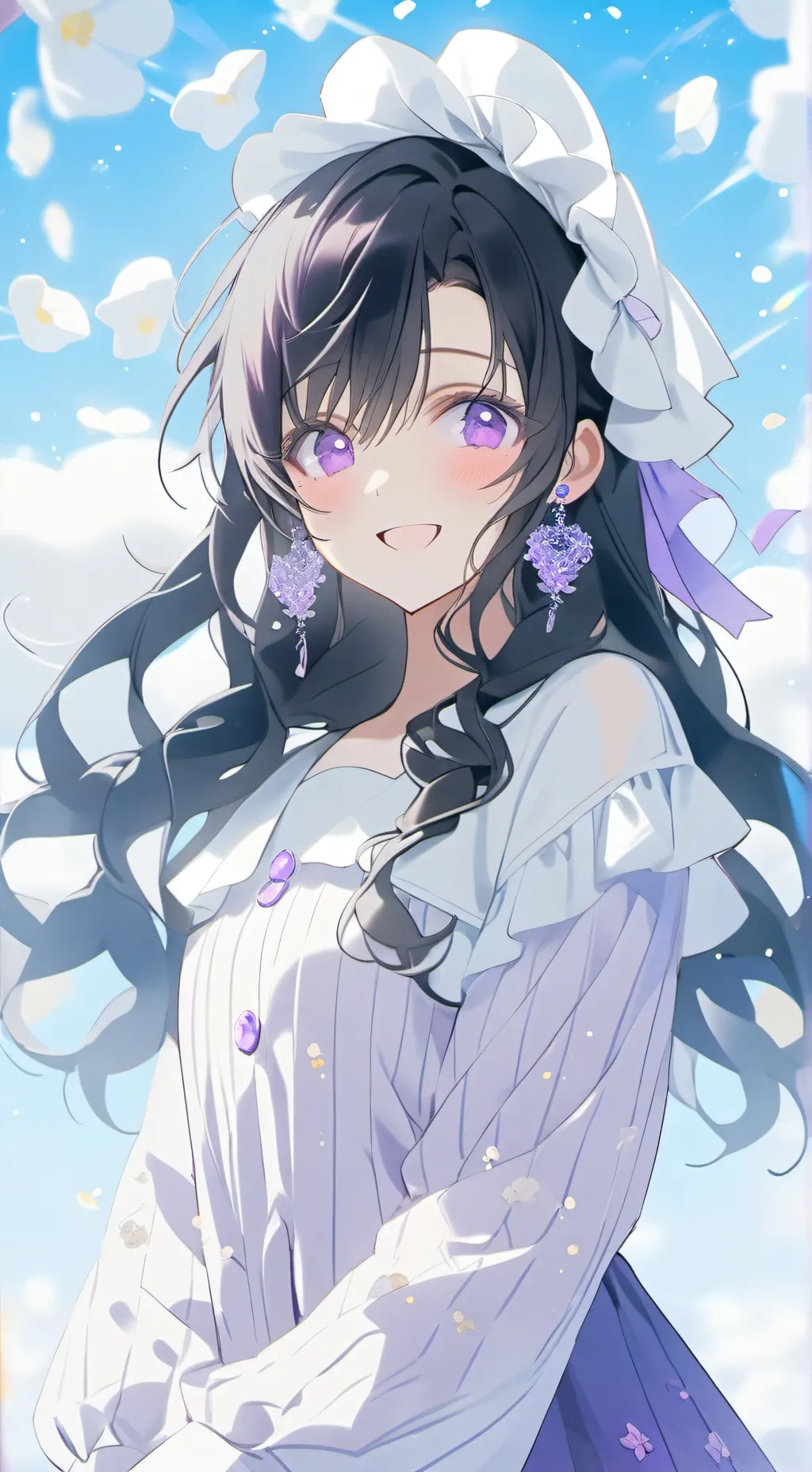 ai character: ~Violet~ background