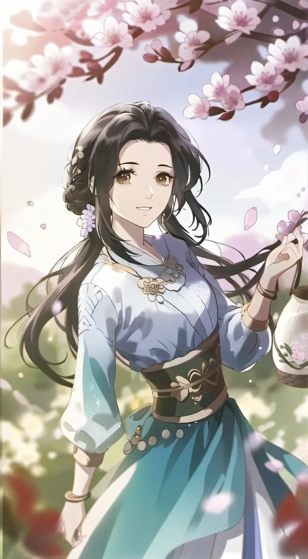 ai character: Gloria  background