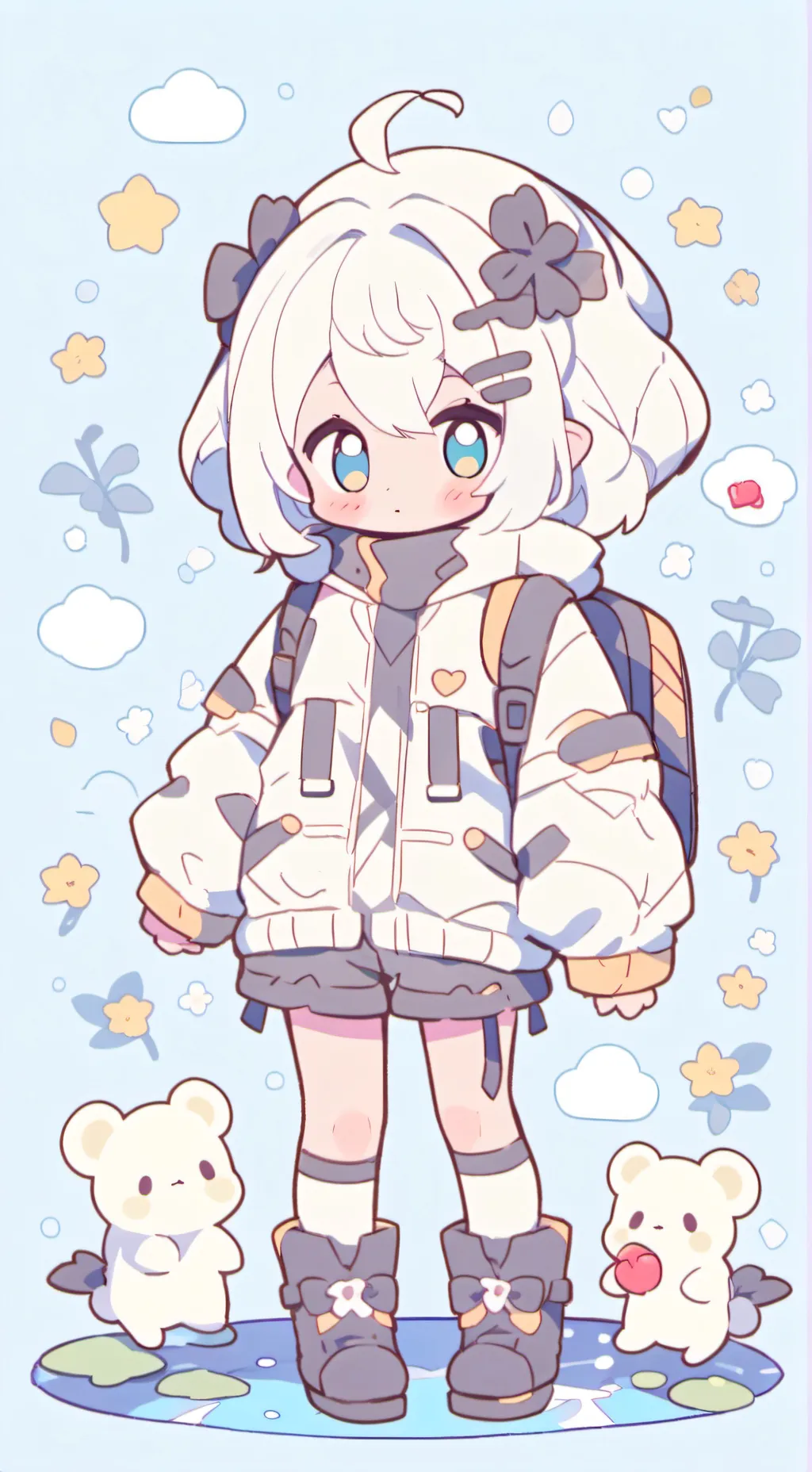 ai character: High school wierdo background