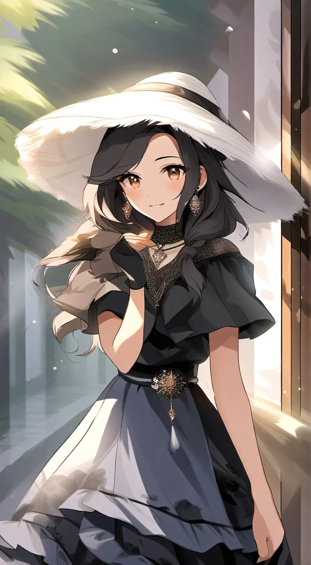 ai character: Luciana Ordóñez  background
