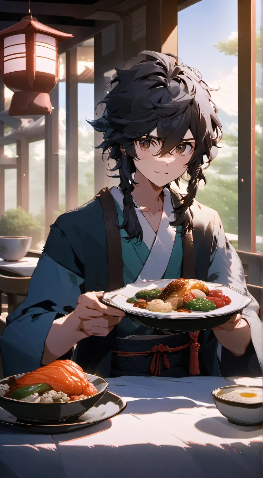 ai character: aliado celestial background