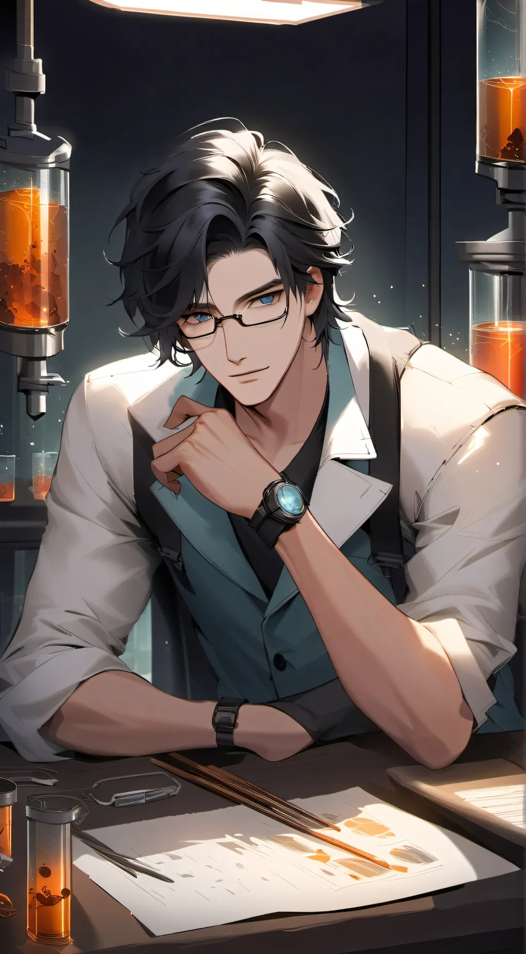 ai character: Hugo Barret background