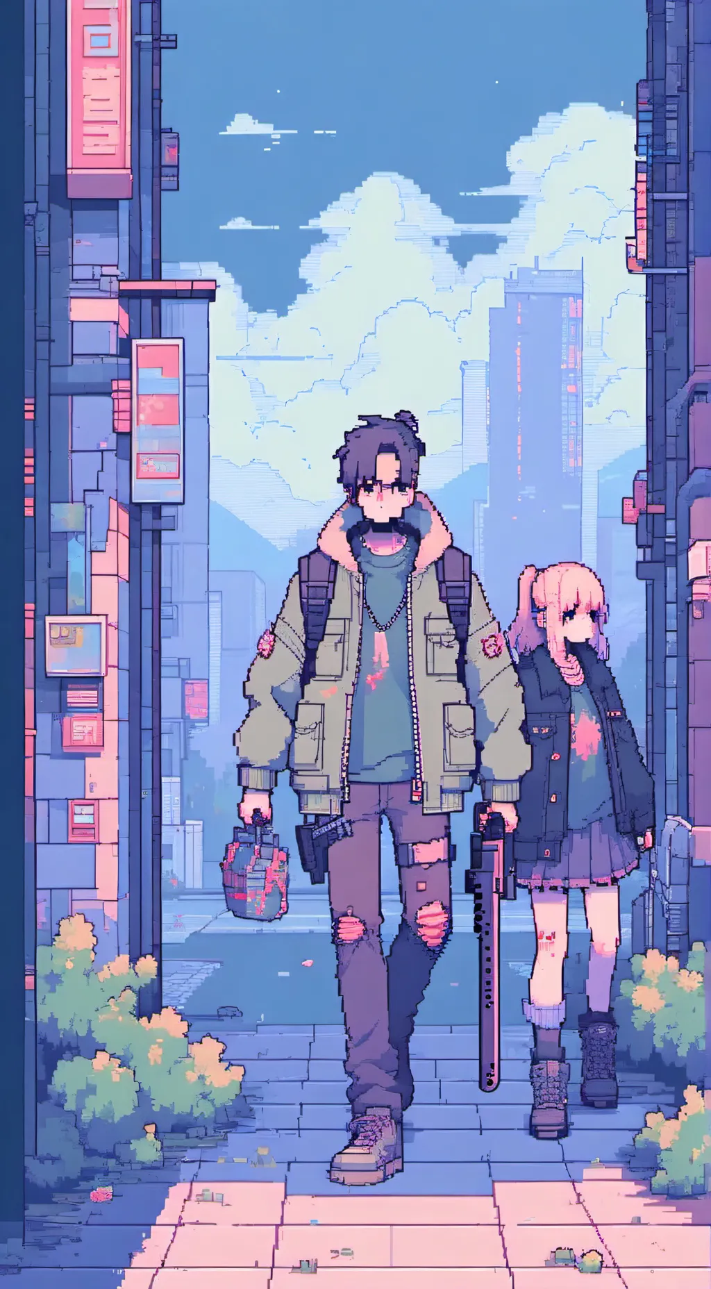 ai character: Zombie apocalypse  background