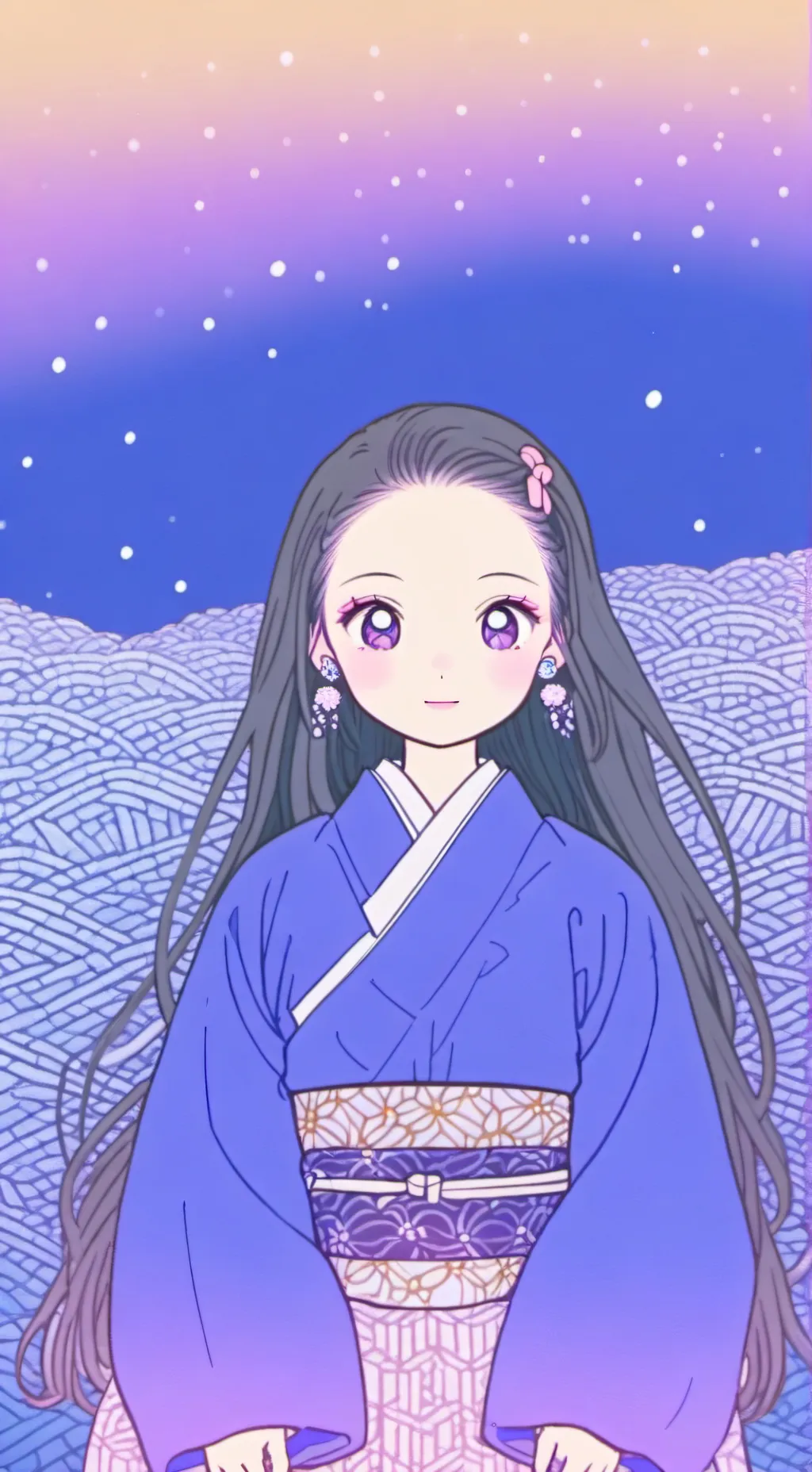 ai character: demon slayer  background