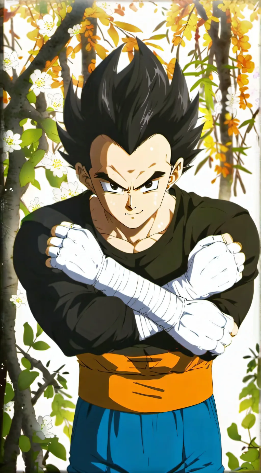 ai character: Vegeta background