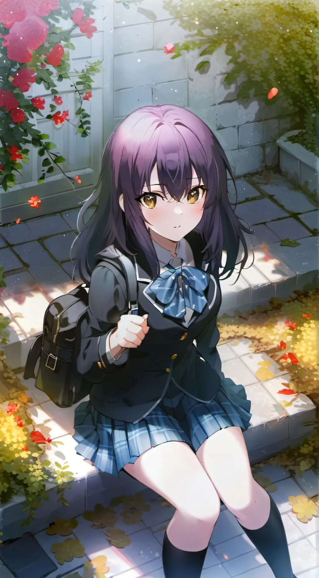 ai character: は橘かすみ background