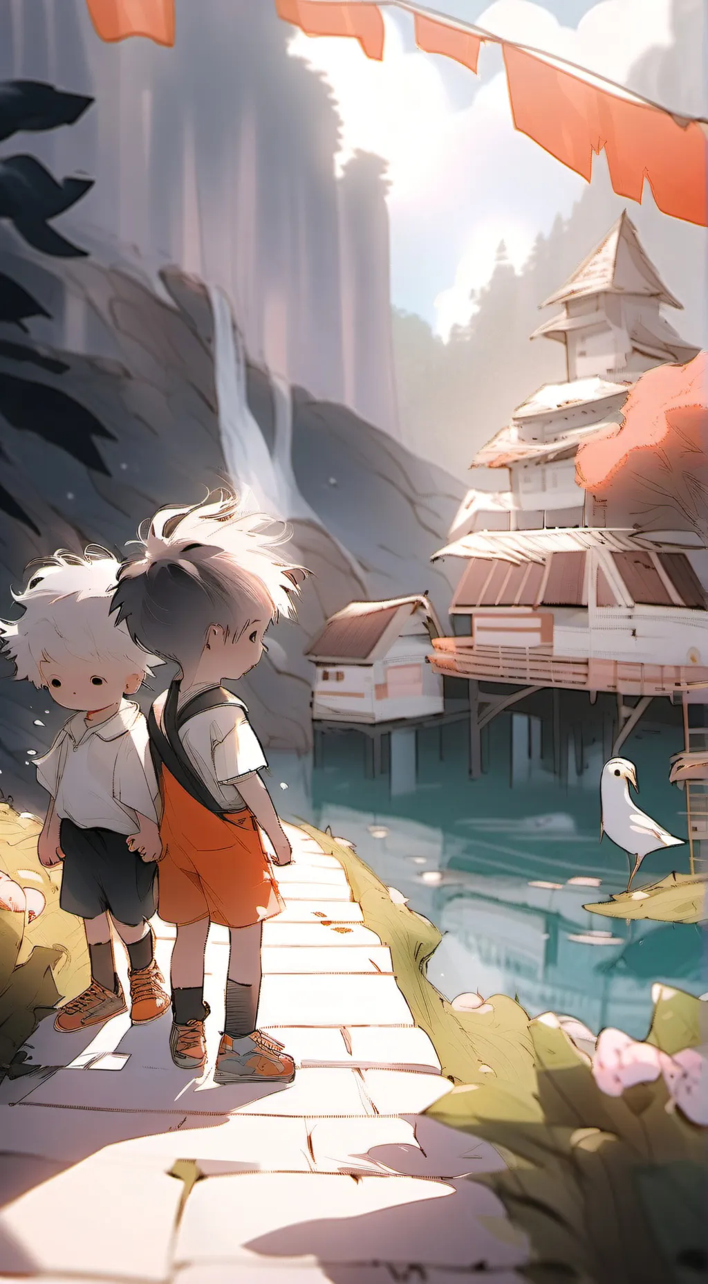 ai character: kiddo world background