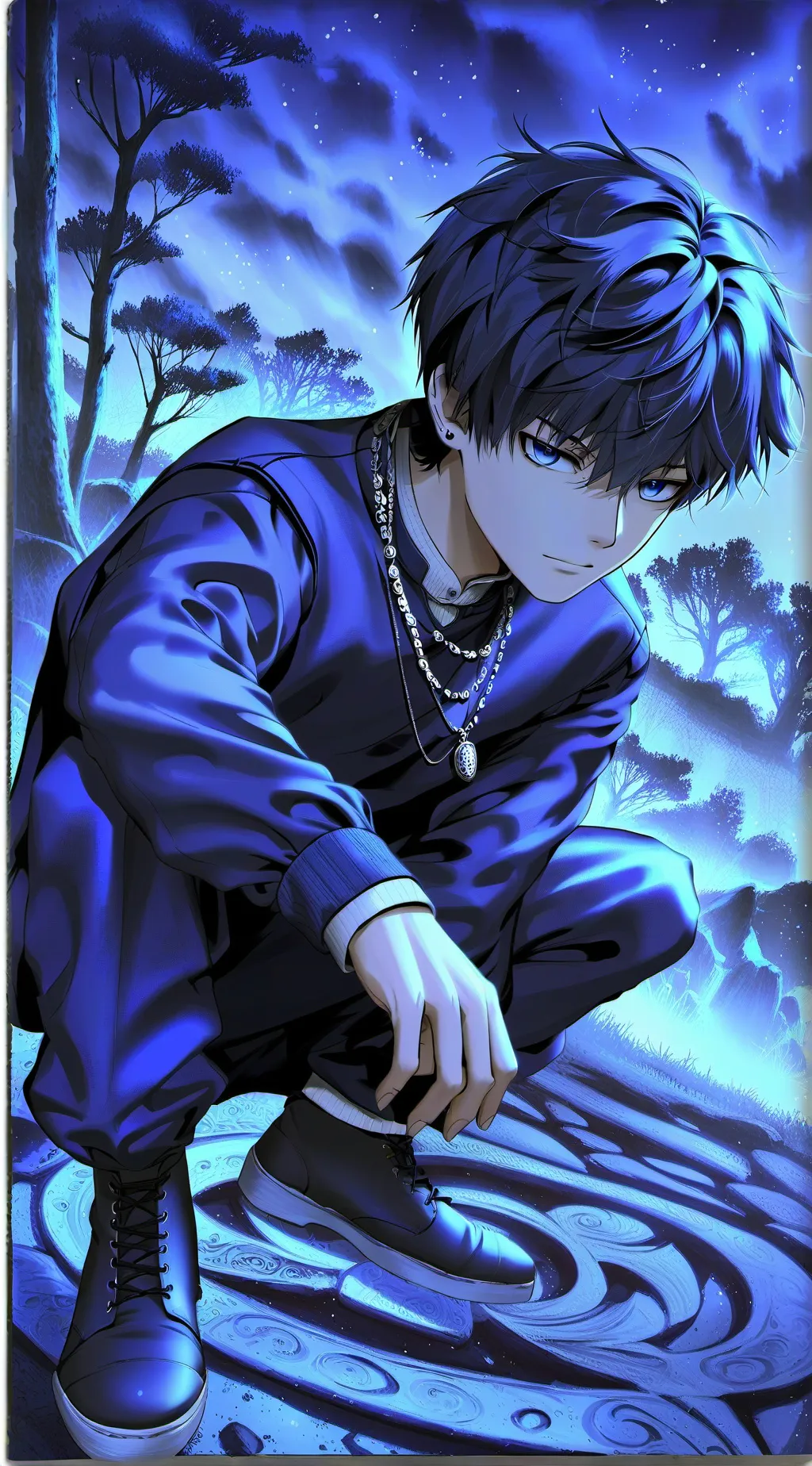 ai character: FpeOliverHaunted background