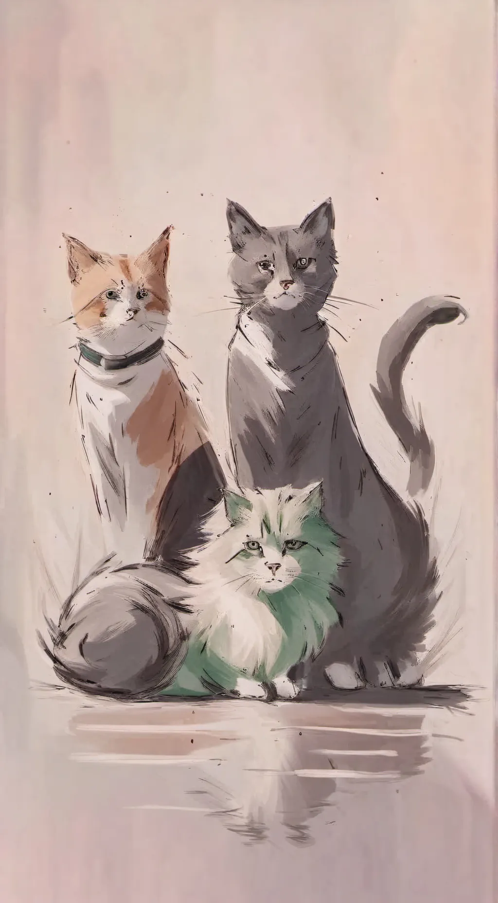 ai character: BakuDeku-User cats background