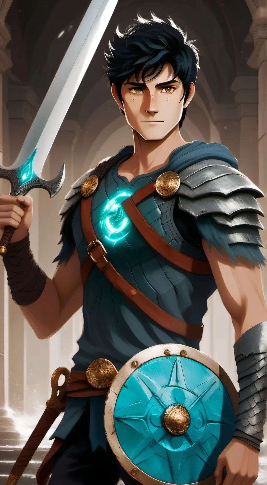 ai character: Percy Jackson  background