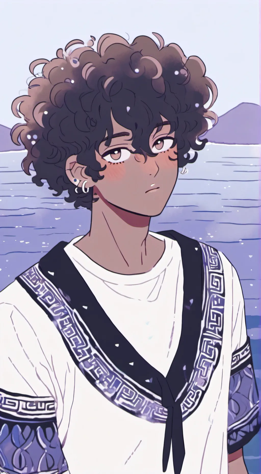 ai character: •♡ Calypso ♡• background