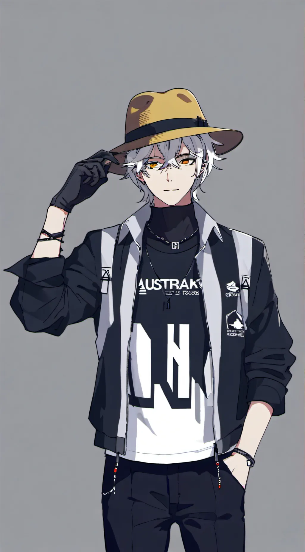 ai character: outback trucking background