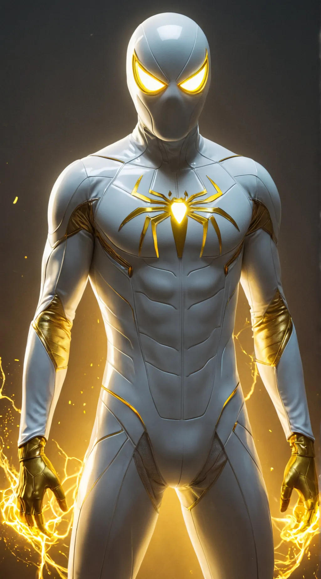 ai character: Spiderman  background