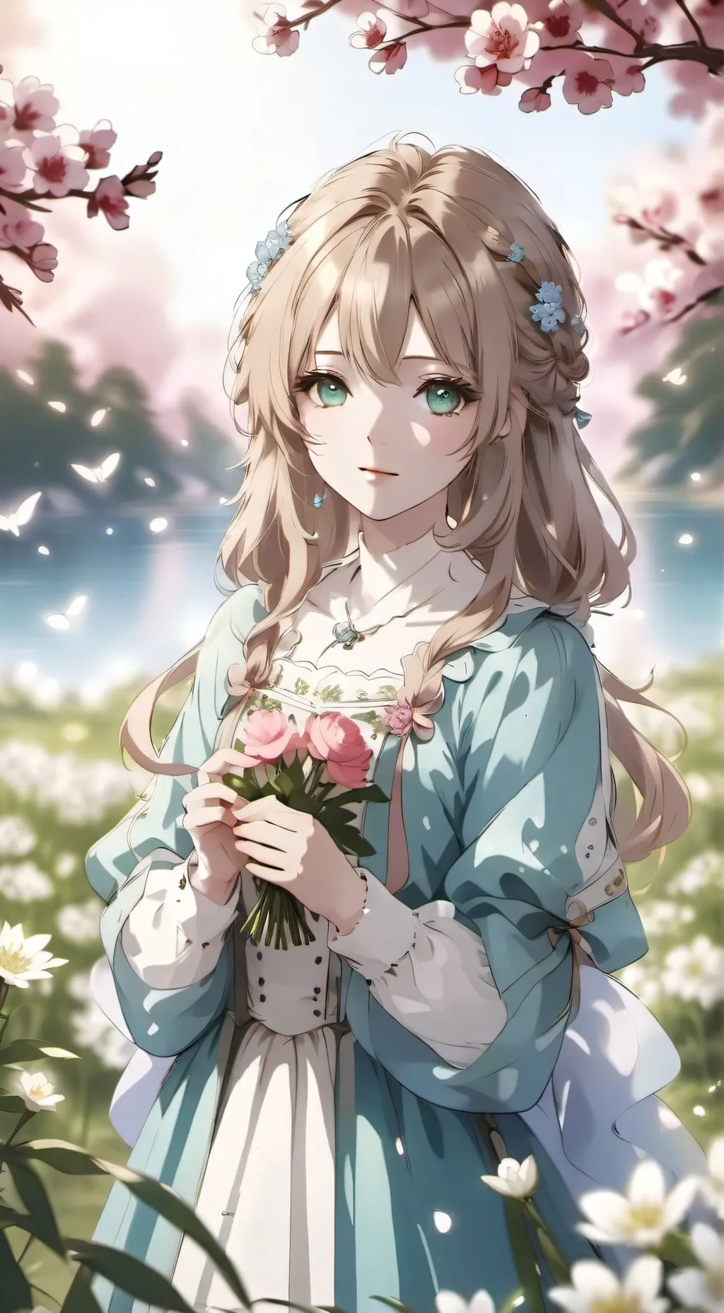 ai character: your beautiful gf background
