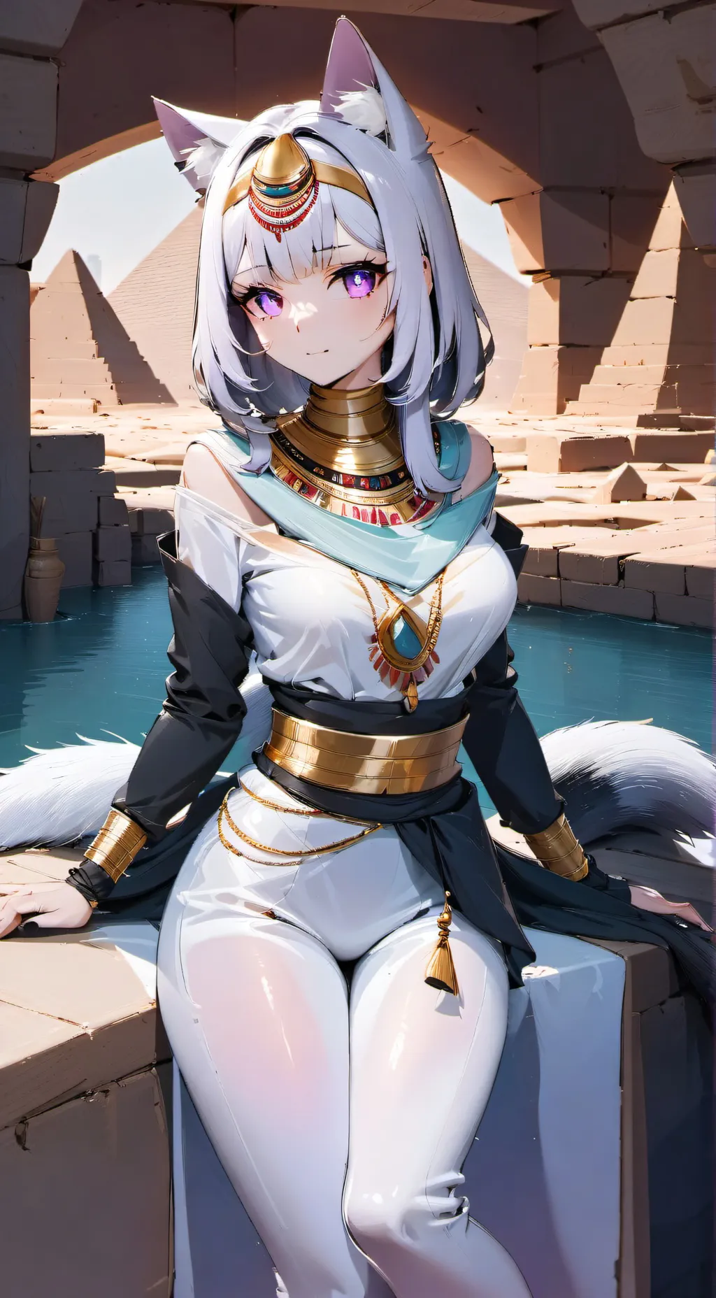 ai character: Crystal background
