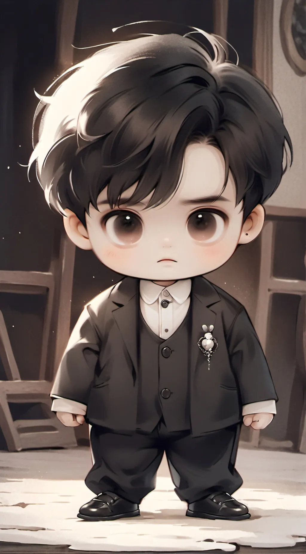 ai character: baby background