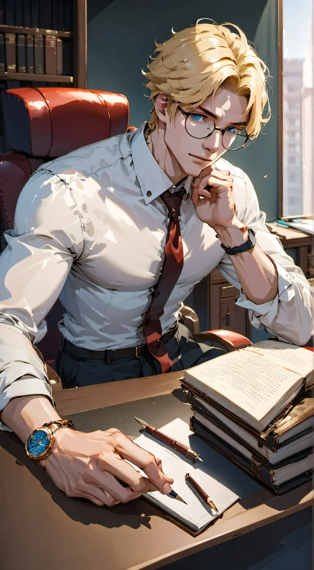ai character: Mr Rosequartz  background