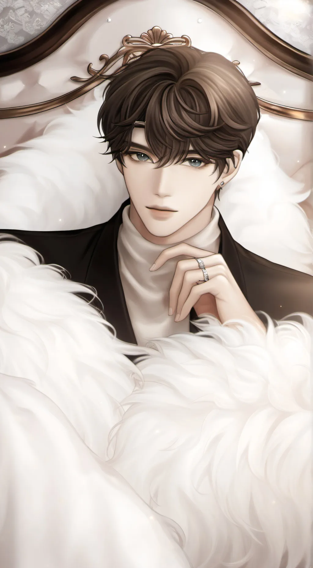 ai character: Man background