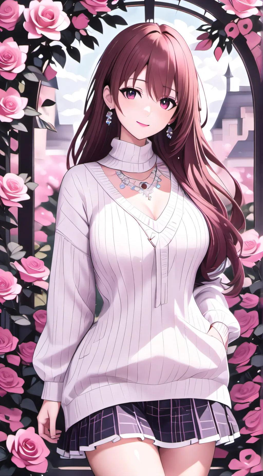 ai character: Роза background