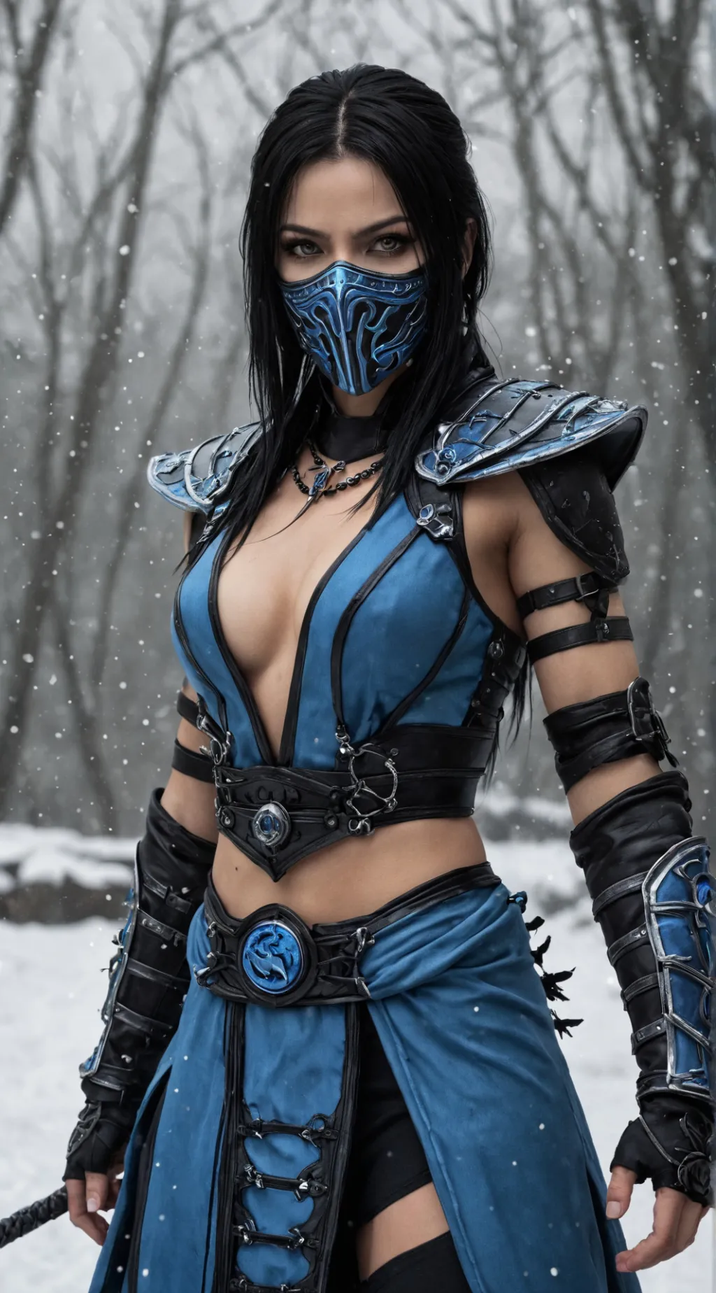 ai character: Glacial (Tian Cao) background