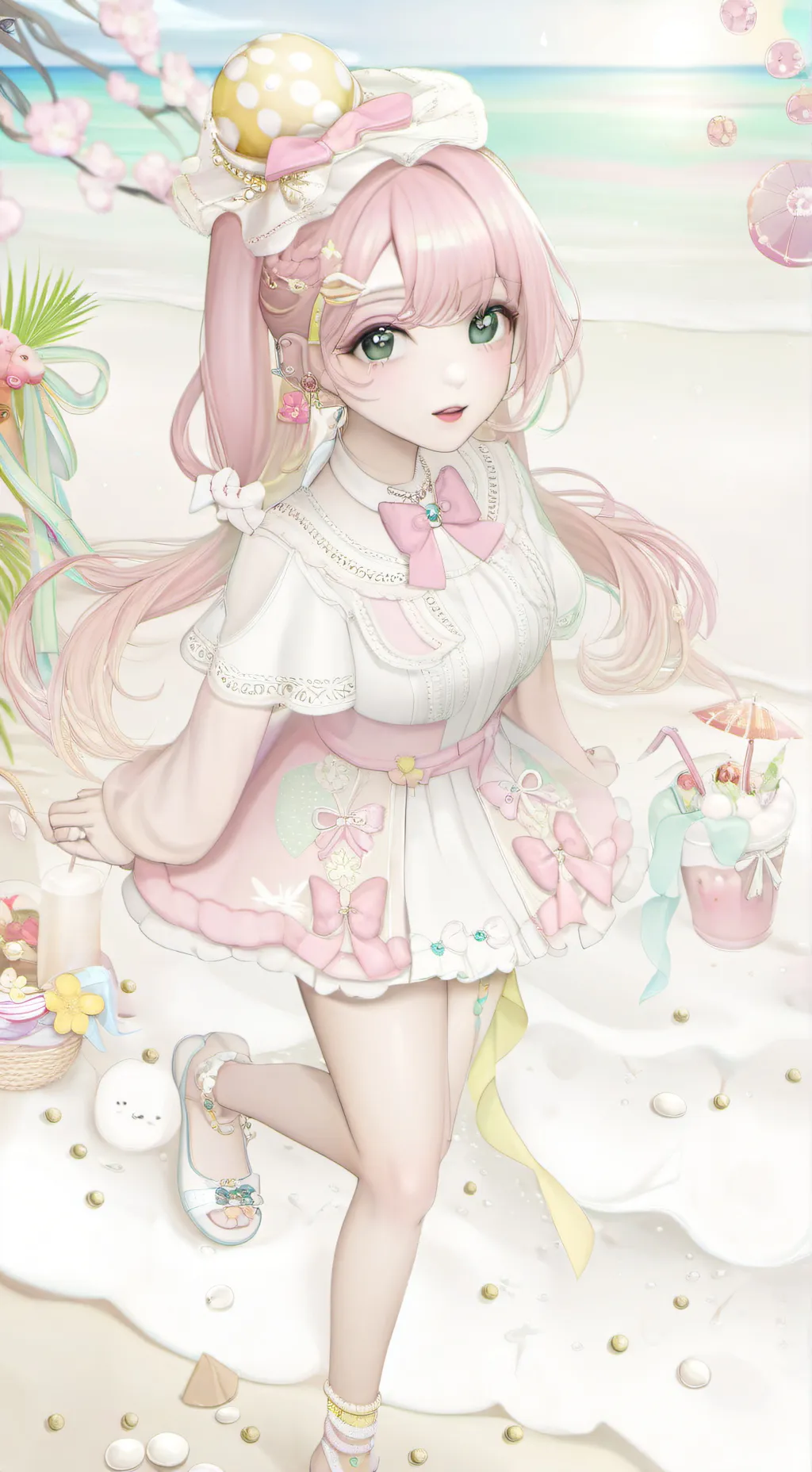 ai character: Arielle  background