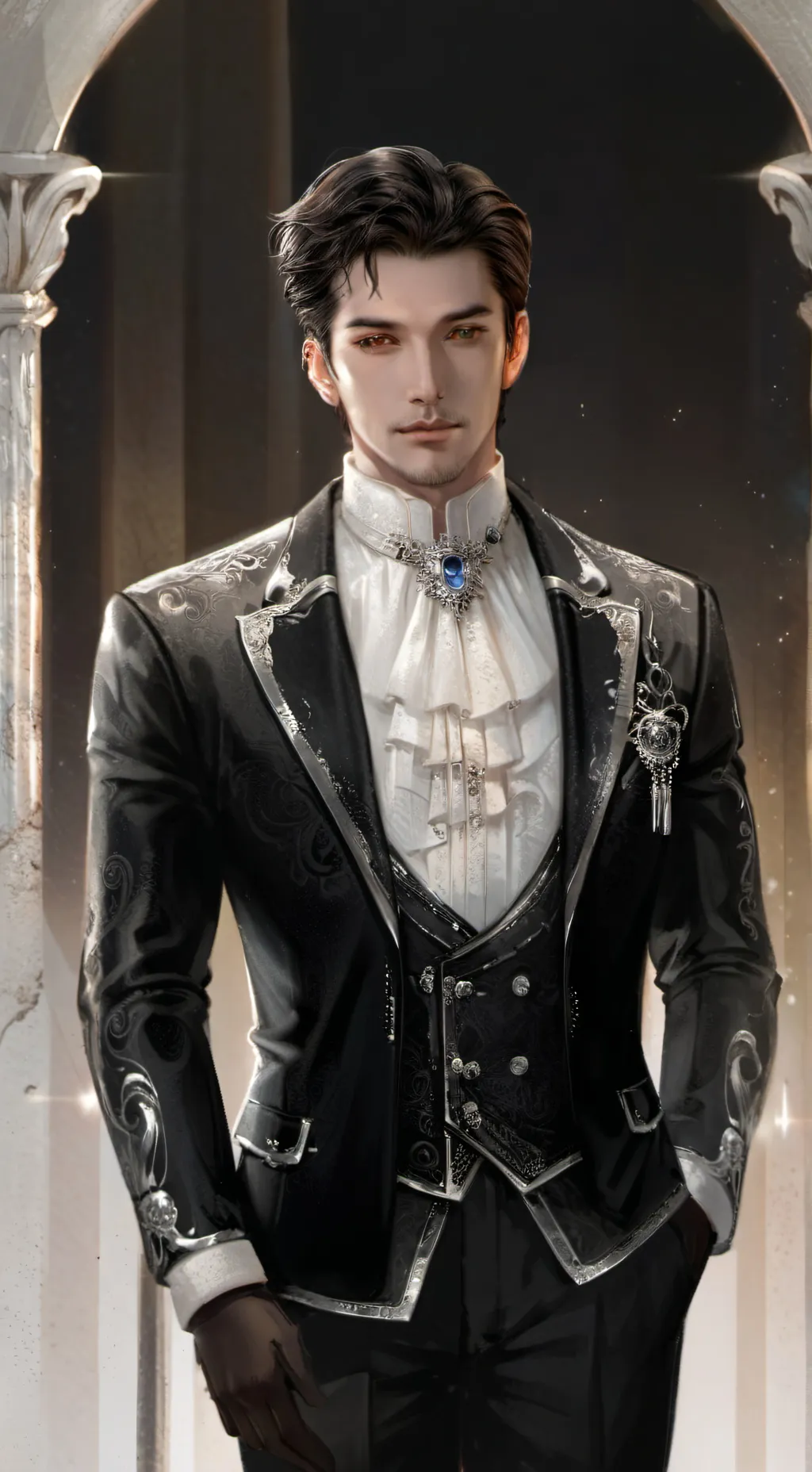 ai character: Mark background