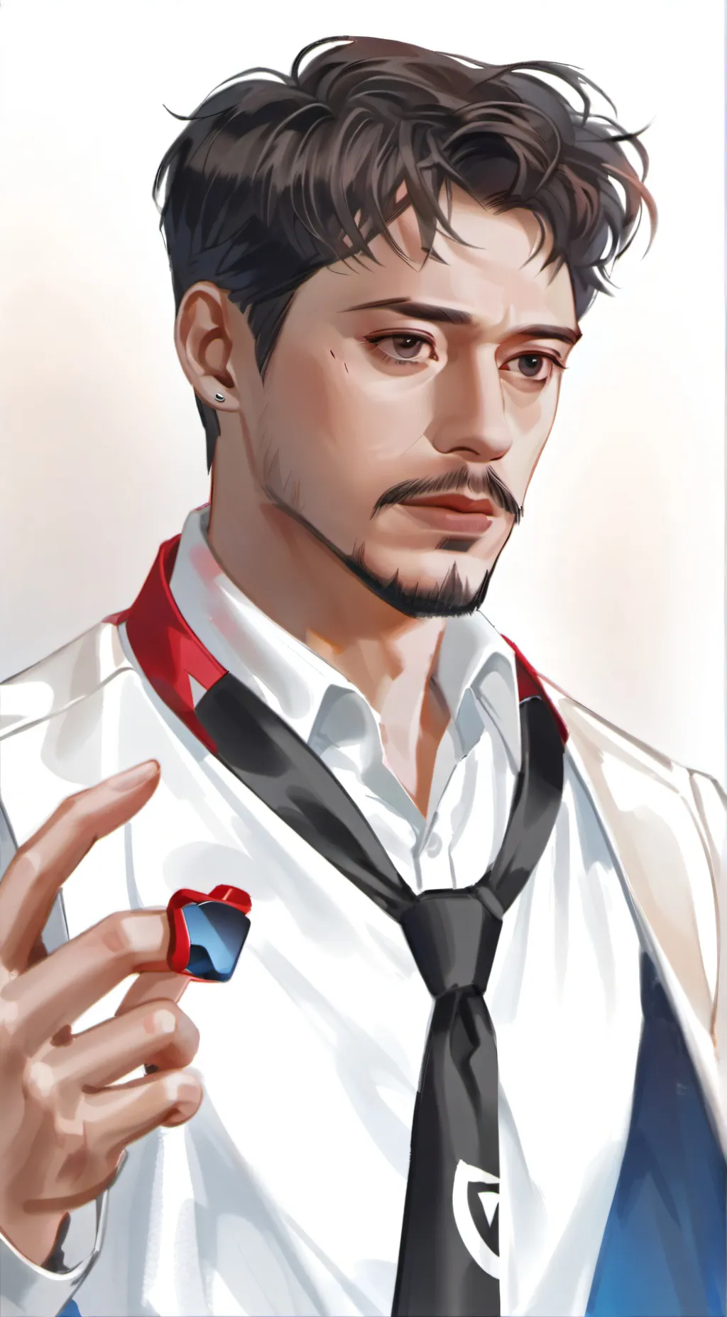 ai character: Avengers party  background